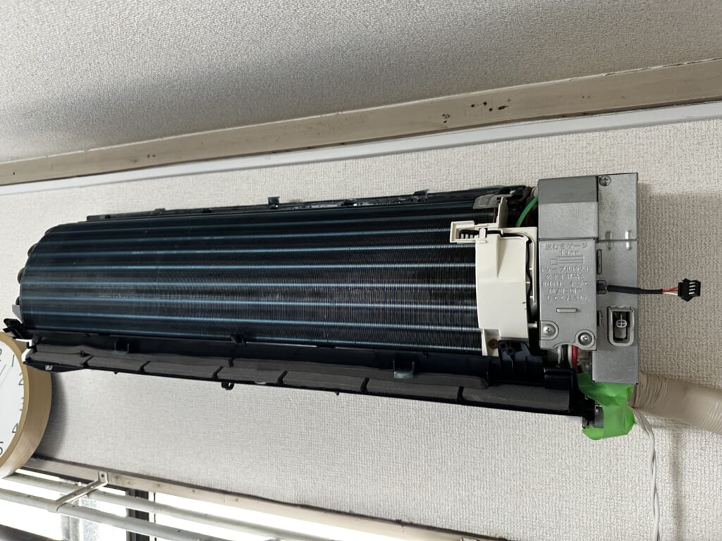 熊本市南区｜東芝エアコンクリーニング施工実績｜猫ちゃんのいるご家庭で洗浄