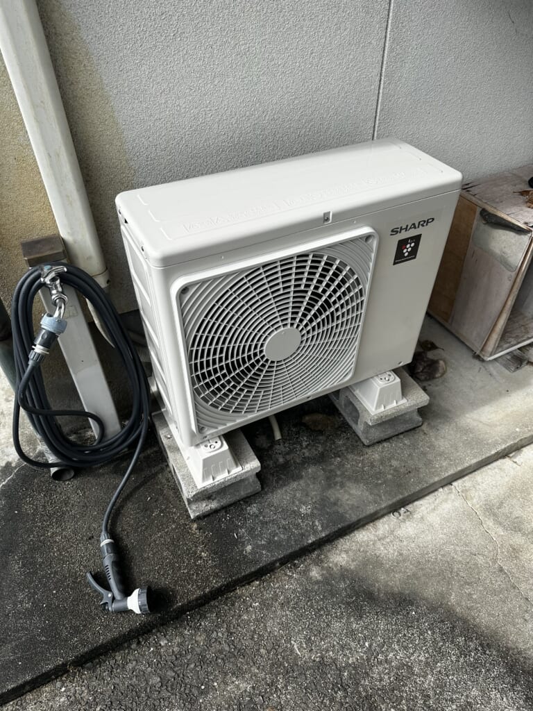 熊本県芦北町でエアコン入れ替え工事