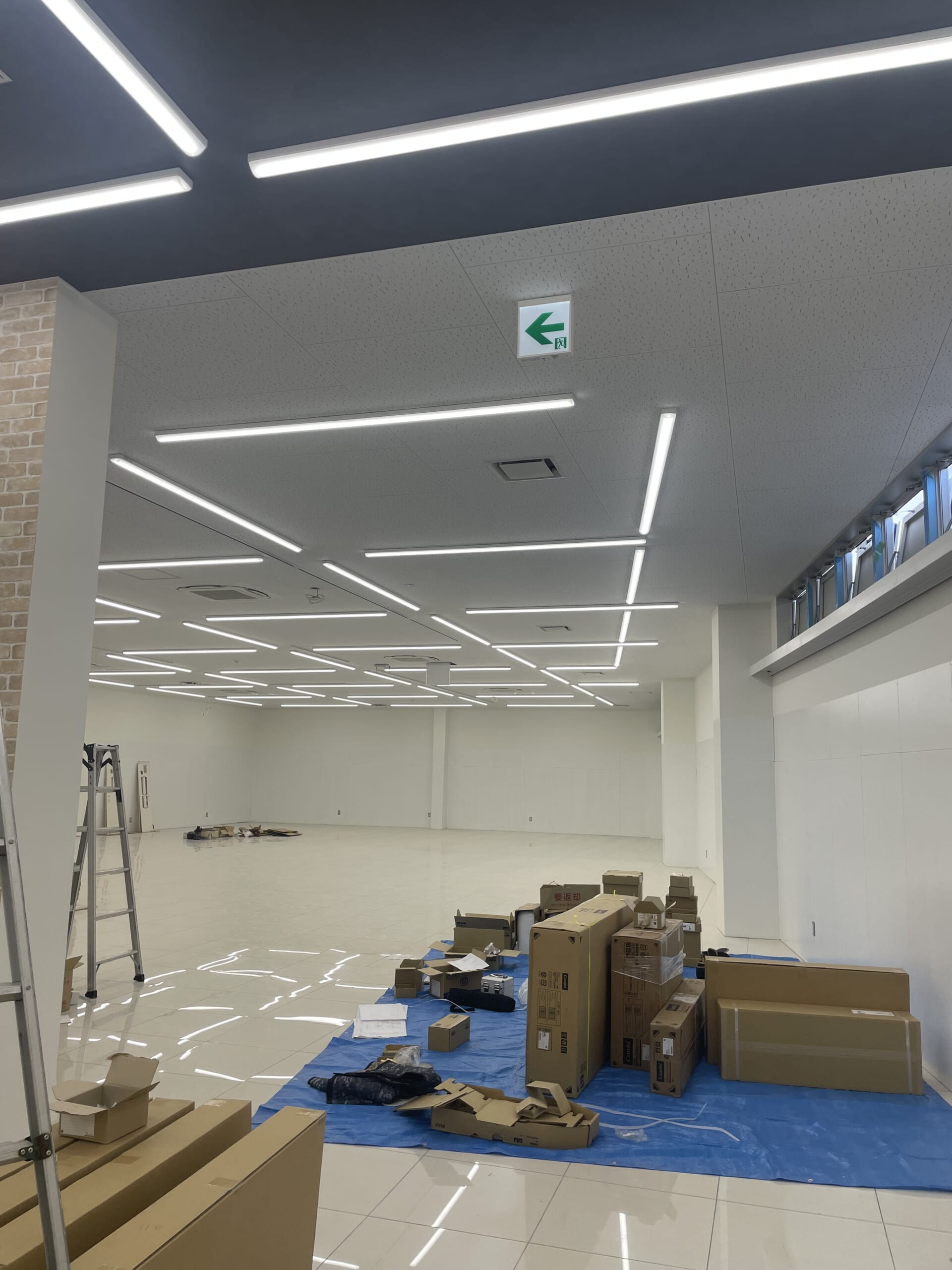 熊本市内で施工した照明器具取付工事